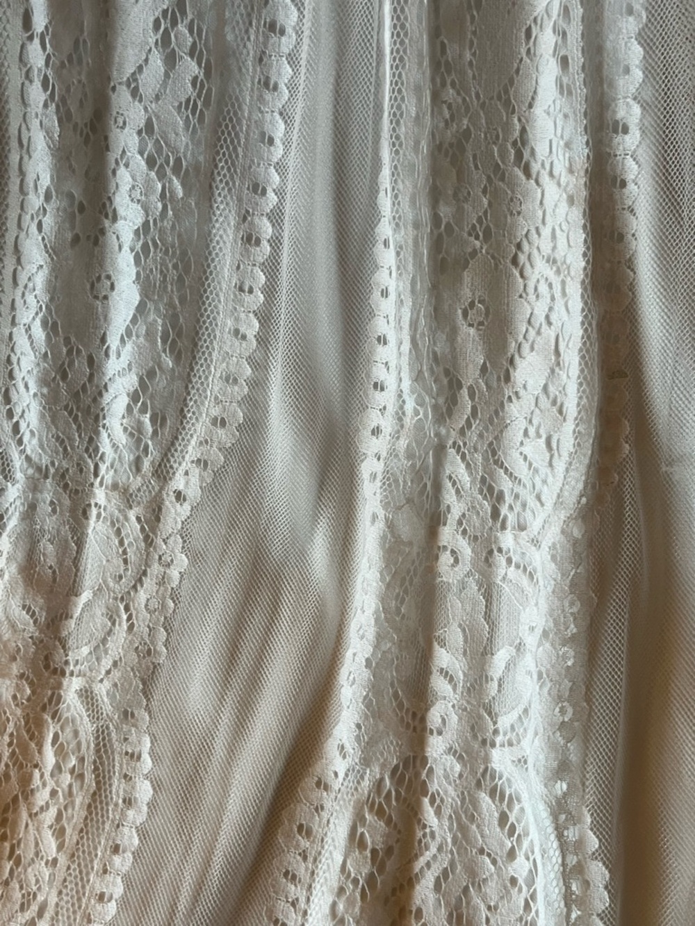 Elegant Lace Maxi Dress - Off White  - Ms. Romance wears this one! - Picture 7 of 9